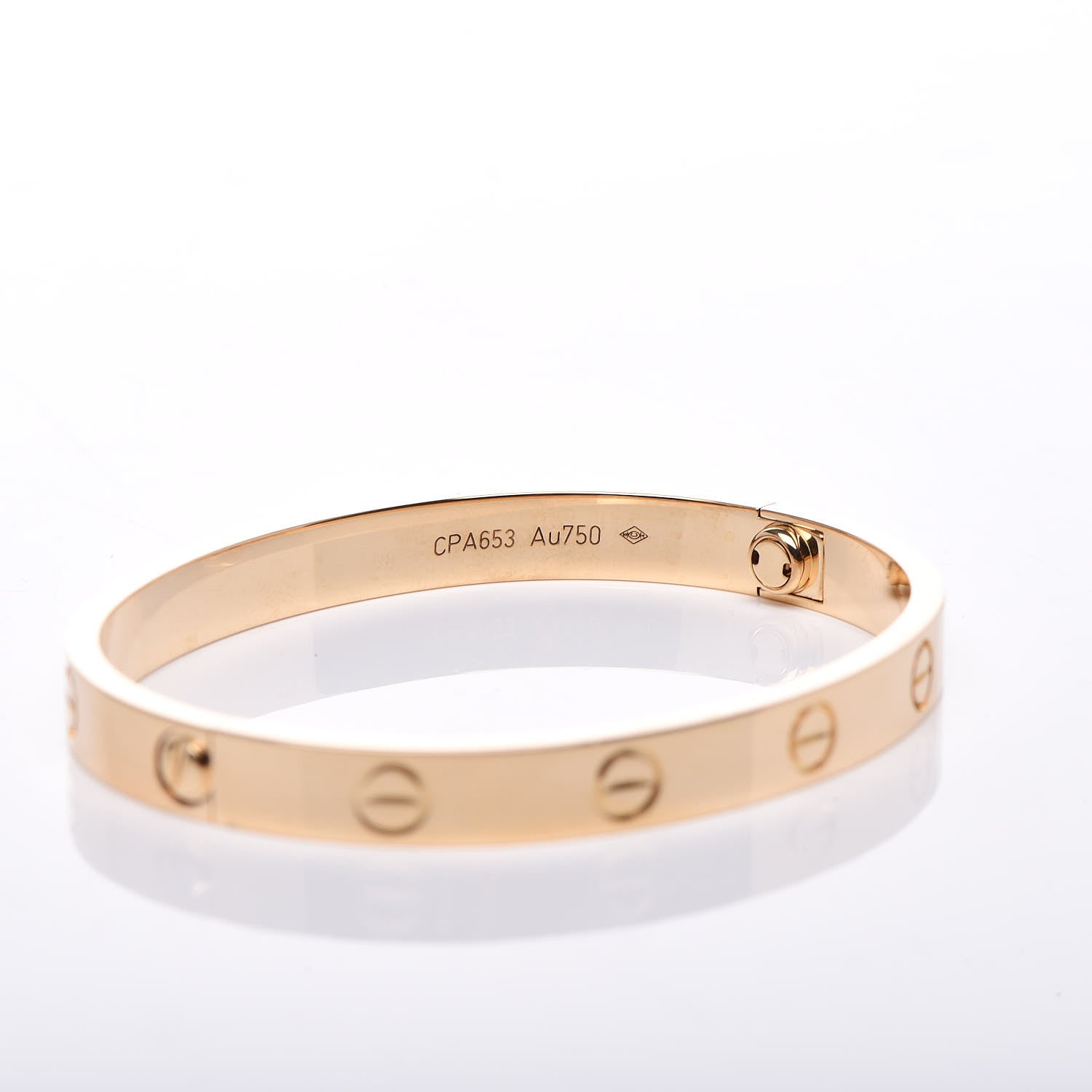 Cartier 18K Yellow Gold LOVE Bracelet 16 6 of 7