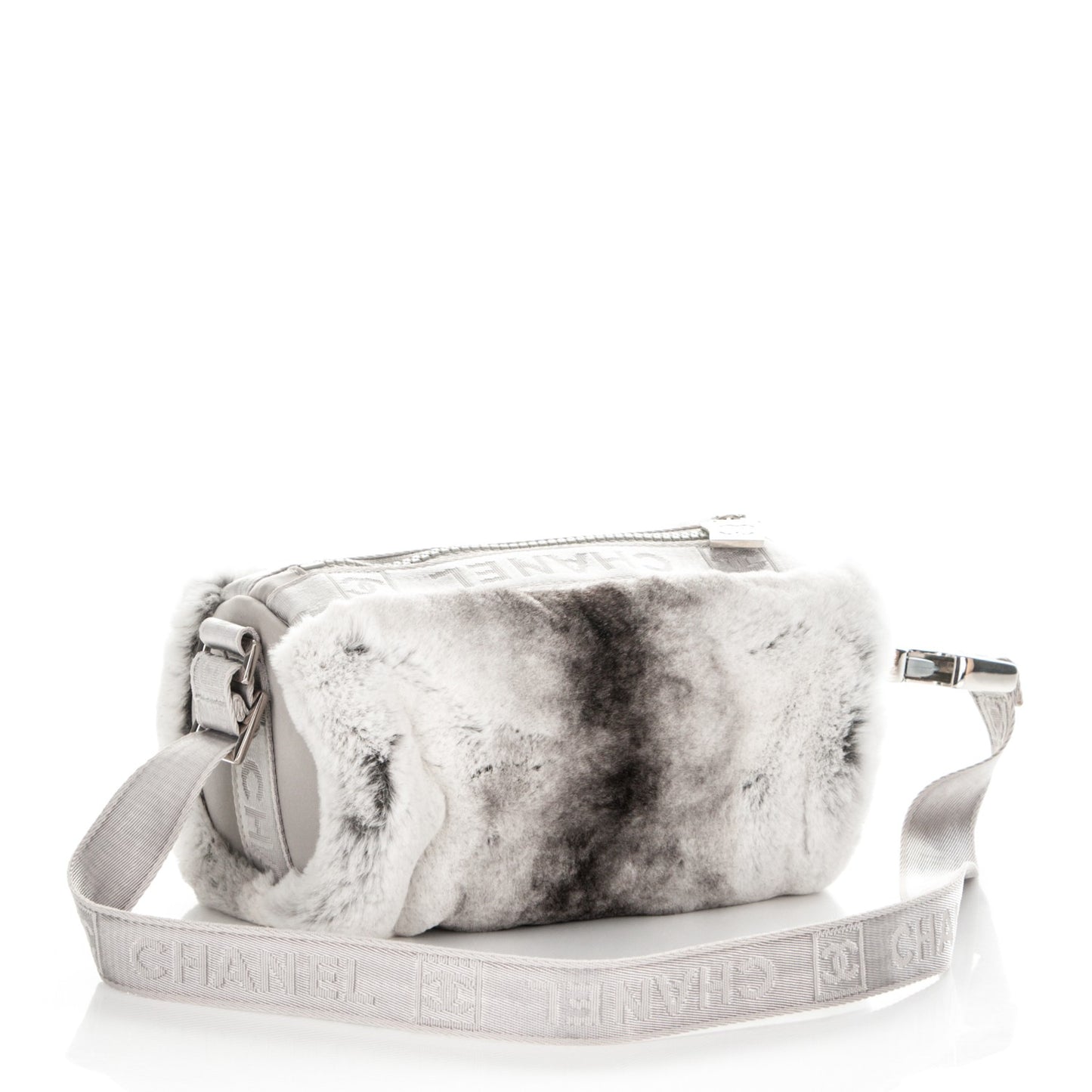 Rabbit Fur Sport Duffle Grey