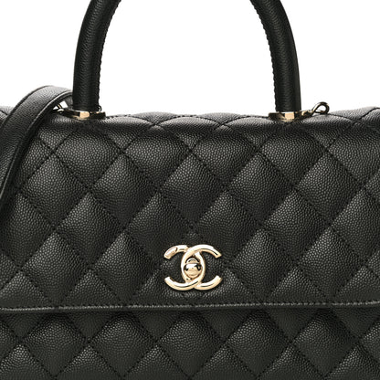 Chanel Caviar Quilted Mini Coco Handle Flap Black 8 of 11