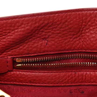Prada Vitello Daino Tote Rosso 15 of 19