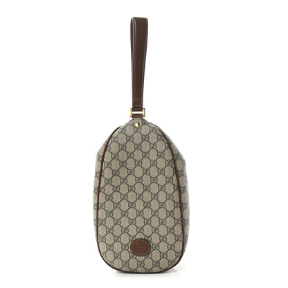Gucci GG Supreme Monogram Wristlet Brown 1 of 10