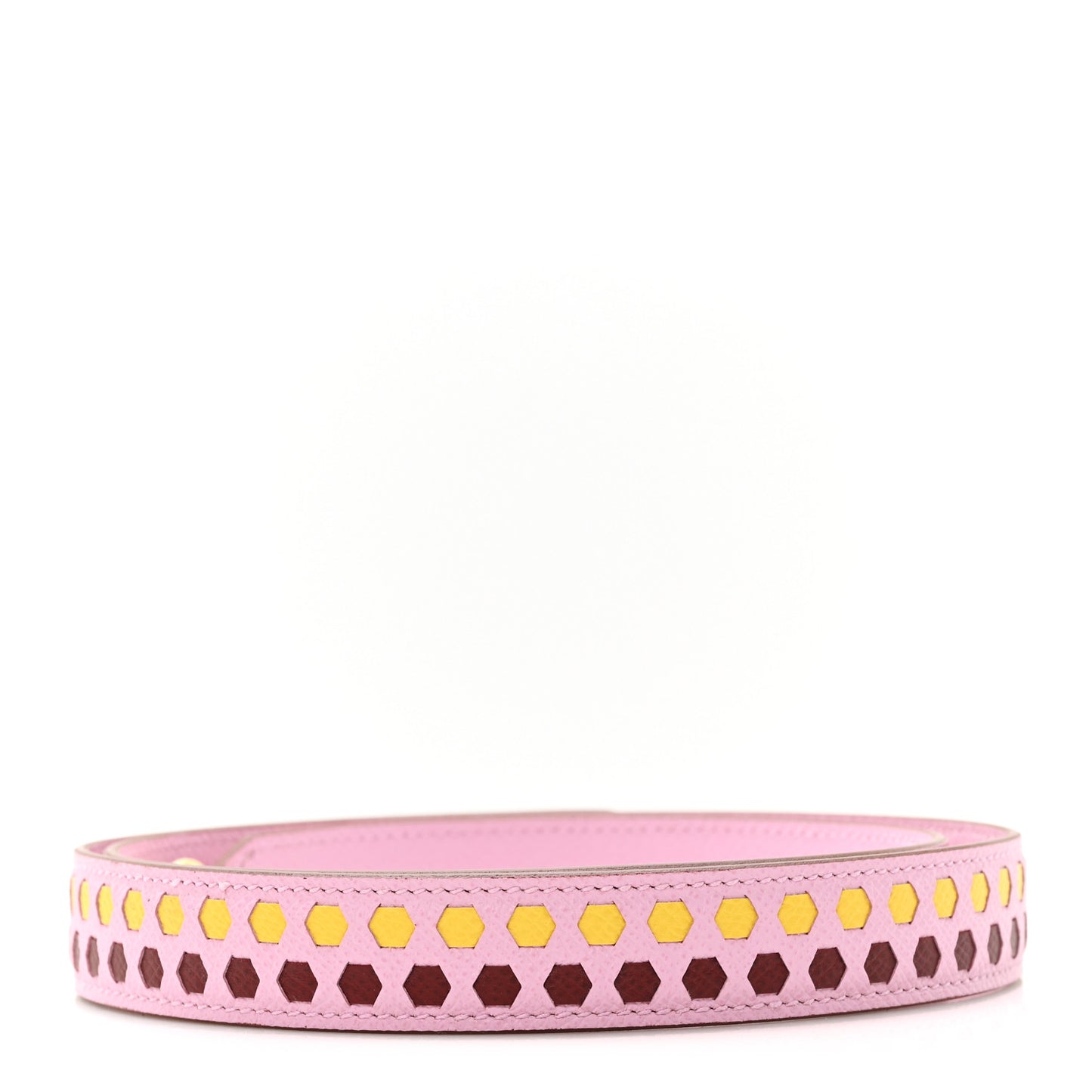 Epsom 25mm Mousqetons Tressage Shoulder Strap Mauve Sylvestre Rouge H Jaune De Naples