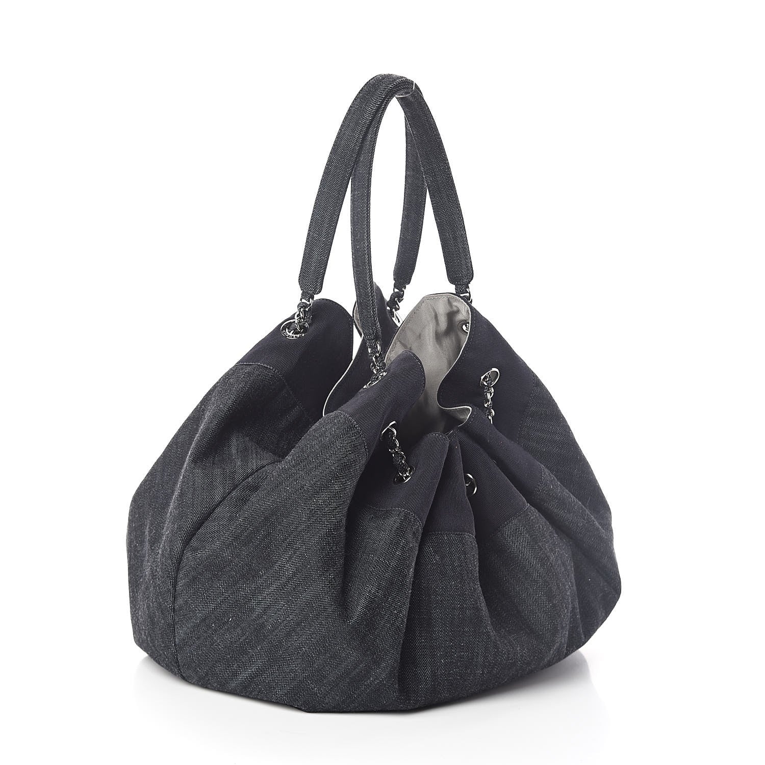 Chanel Denim Stretch Spirit Large Cabas Tote 3 of 10