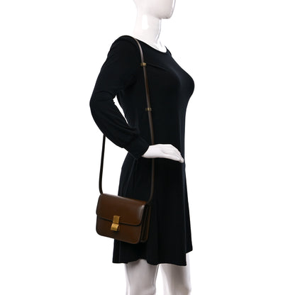 Celine Box Calfskin Medium Classic Box Flap Bag Camel 2 of 8