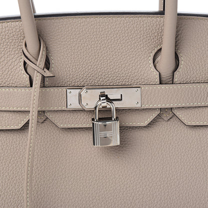 Hermes Togo Birkin 30 Gris Tourterelle 6 of 7