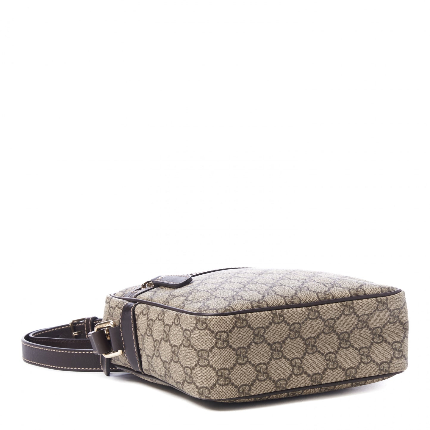 GG Plus Monogram Messenger Bag Dark Brown