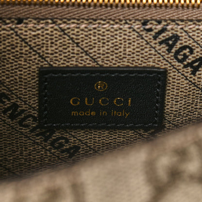 Balenciaga X GUCCI GG Supreme Monogram Small Hourglass Top Handle Bag Beige Ebony 6 of 10