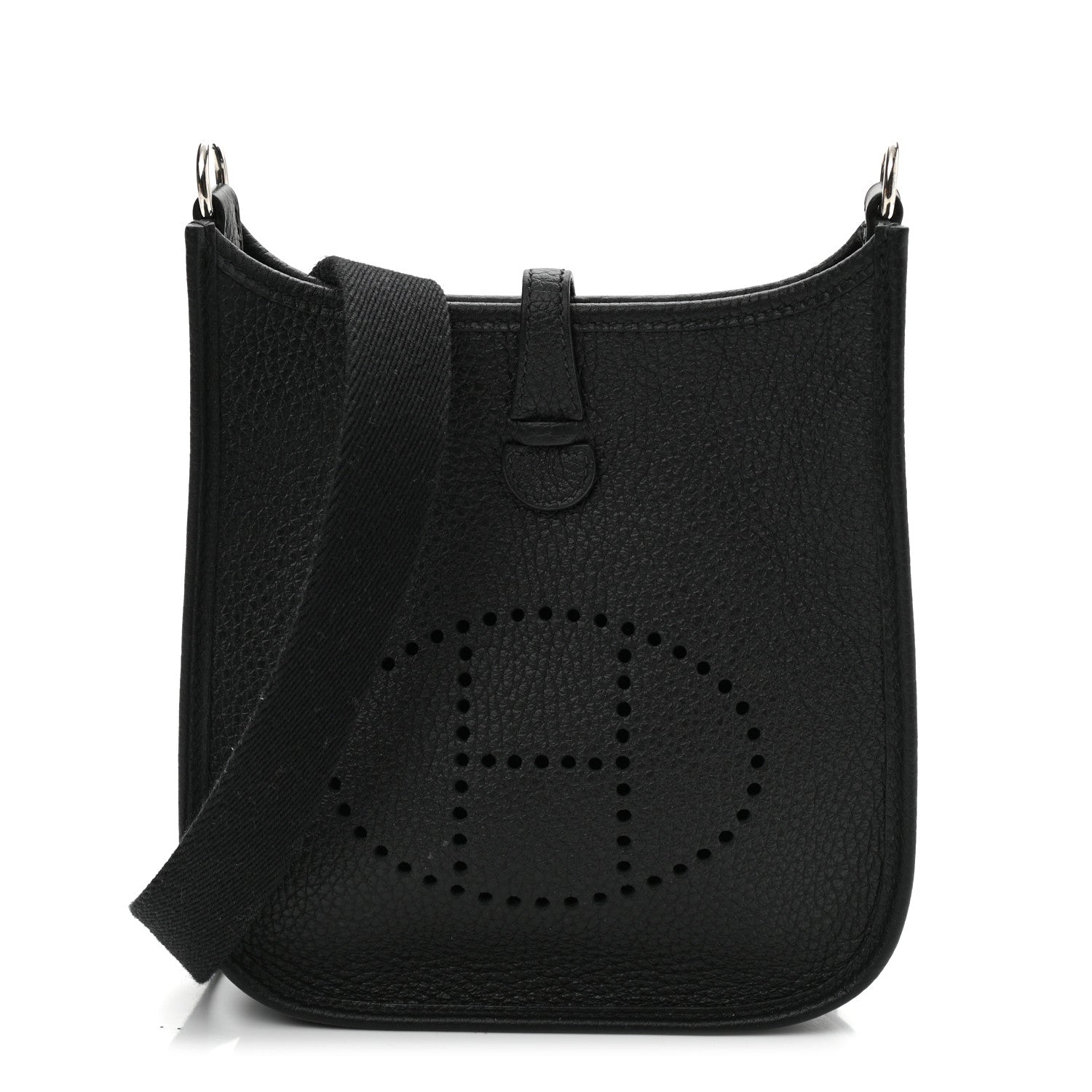 Hermes Taurillon Clemence Evelyne TPM Black 1 of 11
