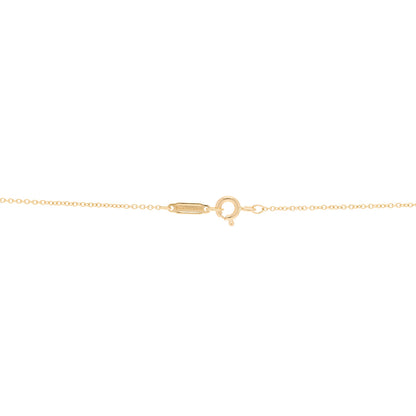 Tiffany 18K Yellow Gold Sterling Silver 27mm Elsa Peretti Double Open Heart Pendant Necklace 5 of 6