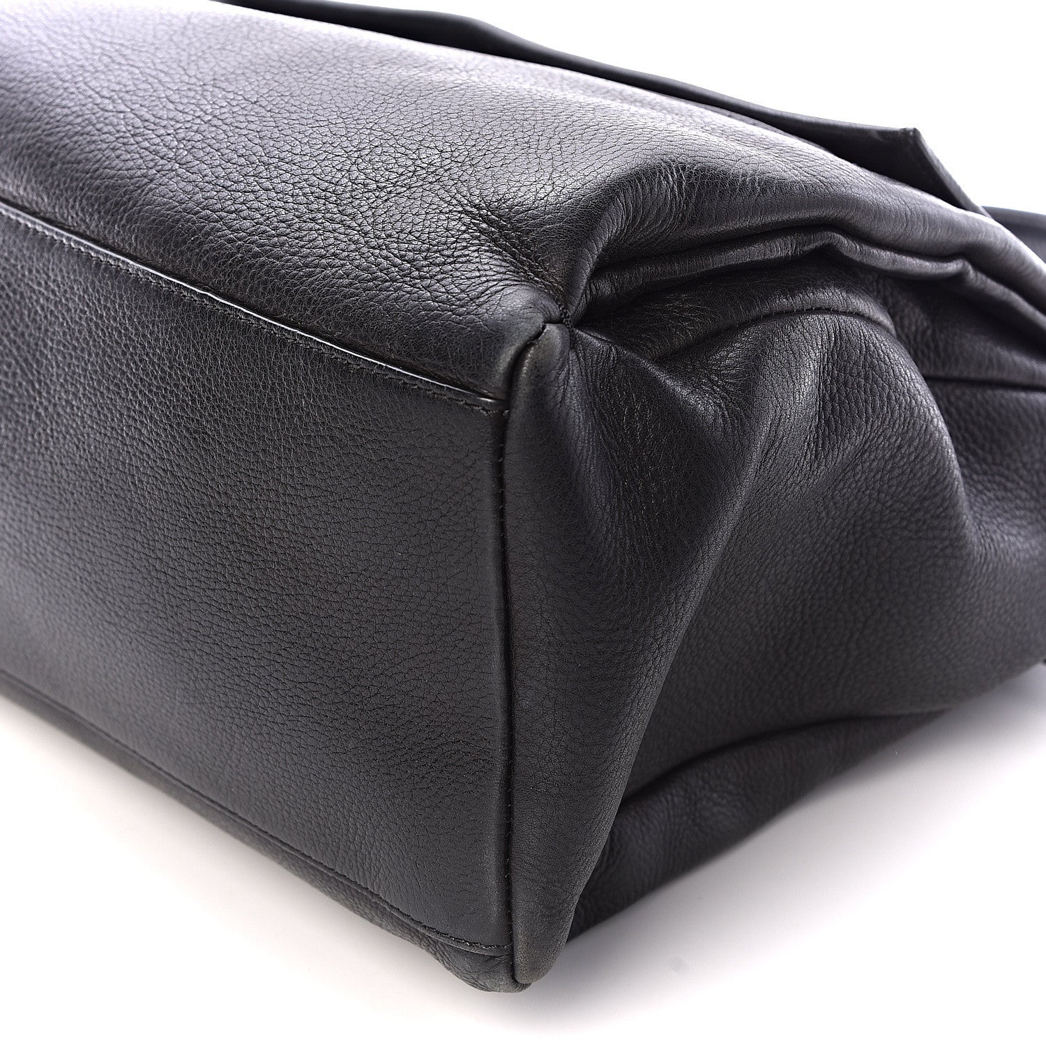 Givenchy Waxy Grained Calfskin Medium Pandora Pure Flap Bag Black 9 of 9