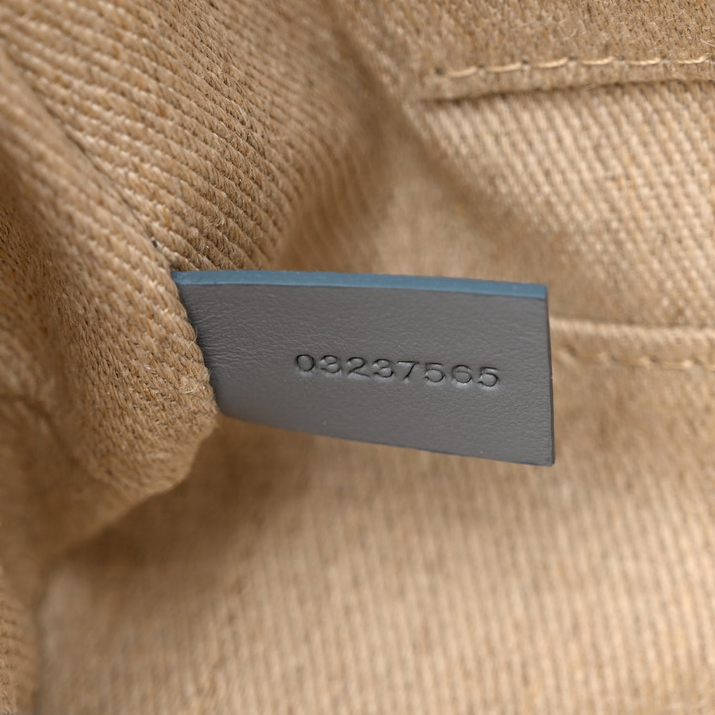 Calfskin Small Woody Tote Storm Blue