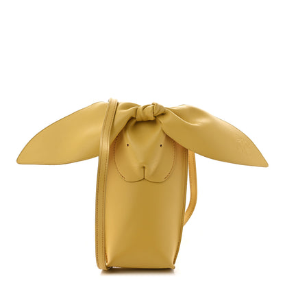 Loewe Calfskin Bunny Pouch Crossbody Bag Mustard 1 of 10