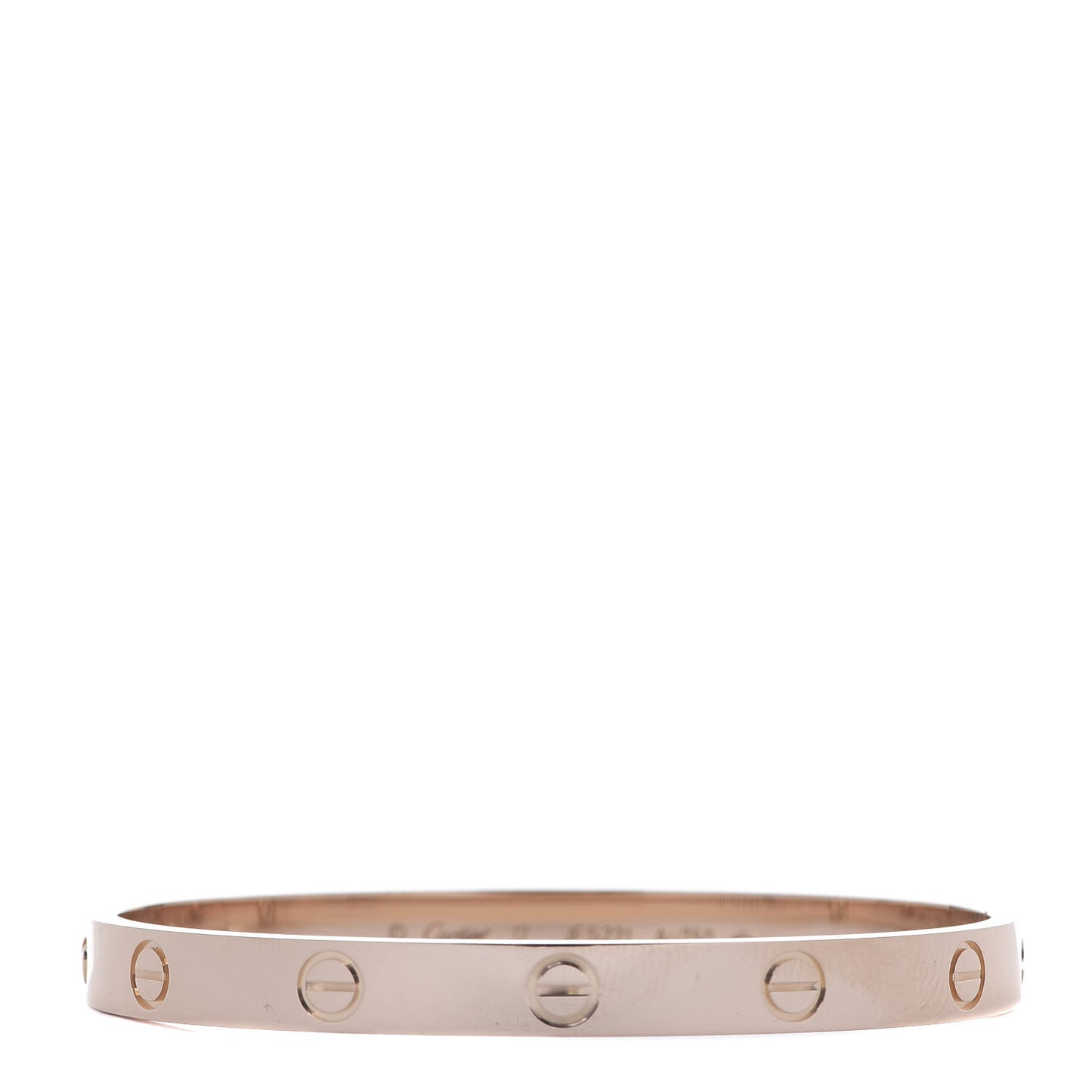 18K Pink Gold LOVE Bracelet 17