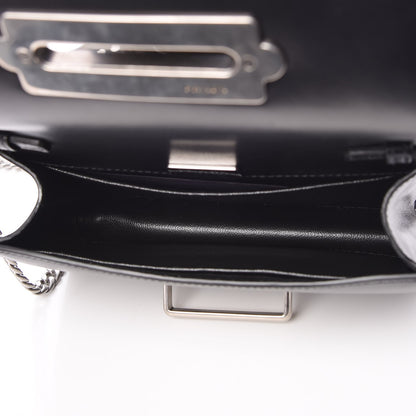 Prada City Calf Saffiano Studded Small Cahier Bag Black 5 of 6