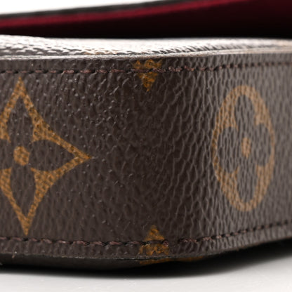 Louis Vuitton Monogram Pochette Felicie Chain Wallet Fuchsia 13 of 18