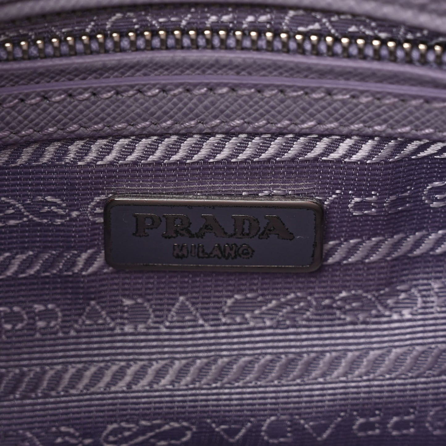 Saffiano Lux Top Handle Crossbody Bag Glicine