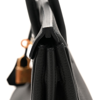 Hermes Togo Birkin 25 Black 11 of 13