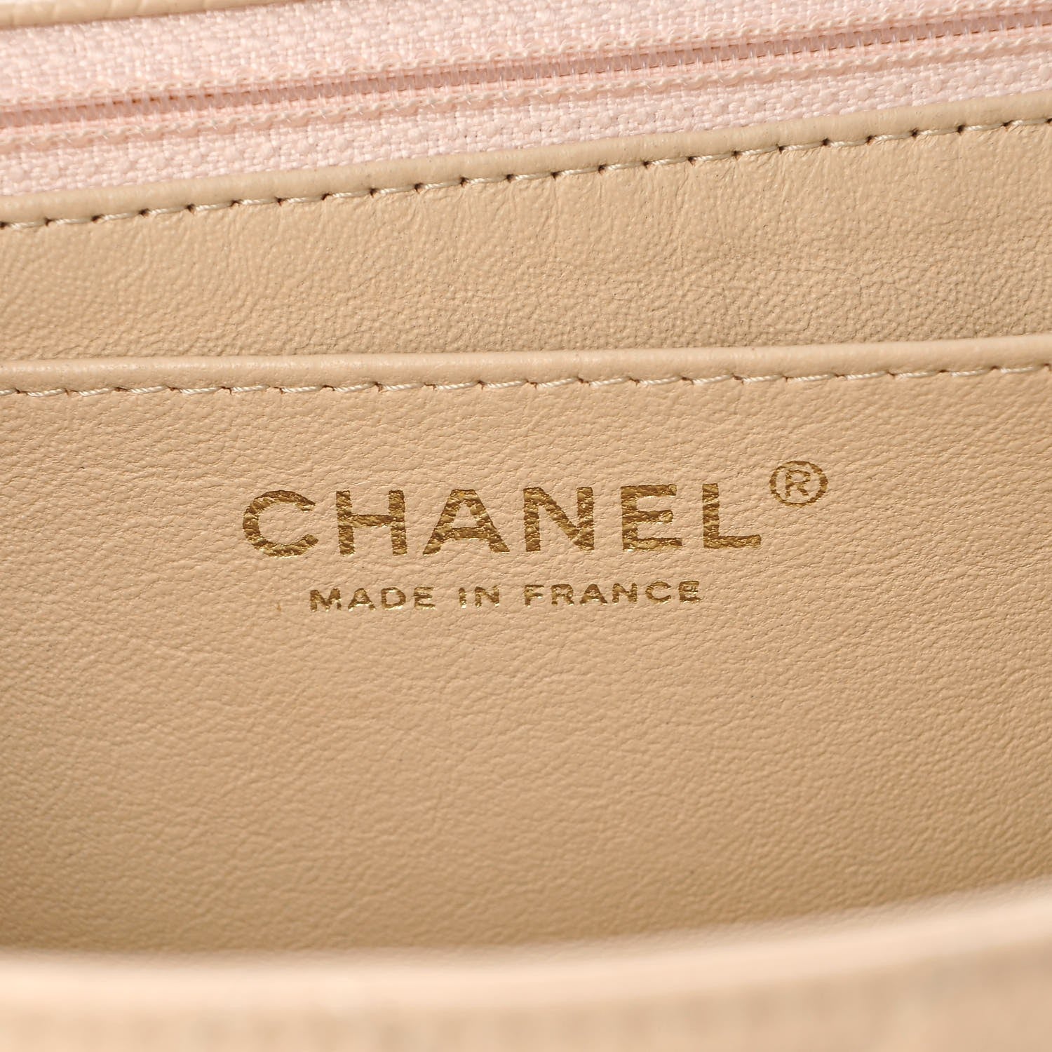 Chanel Caviar Quilted Jumbo Single Flap Beige Clair 7 of 8