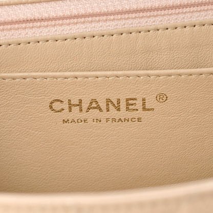 Chanel Caviar Quilted Jumbo Single Flap Beige Clair 7 of 8