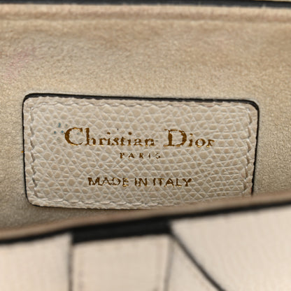 Christian Dior Grained Calfskin Mini Saddle Bag White 7 of 12