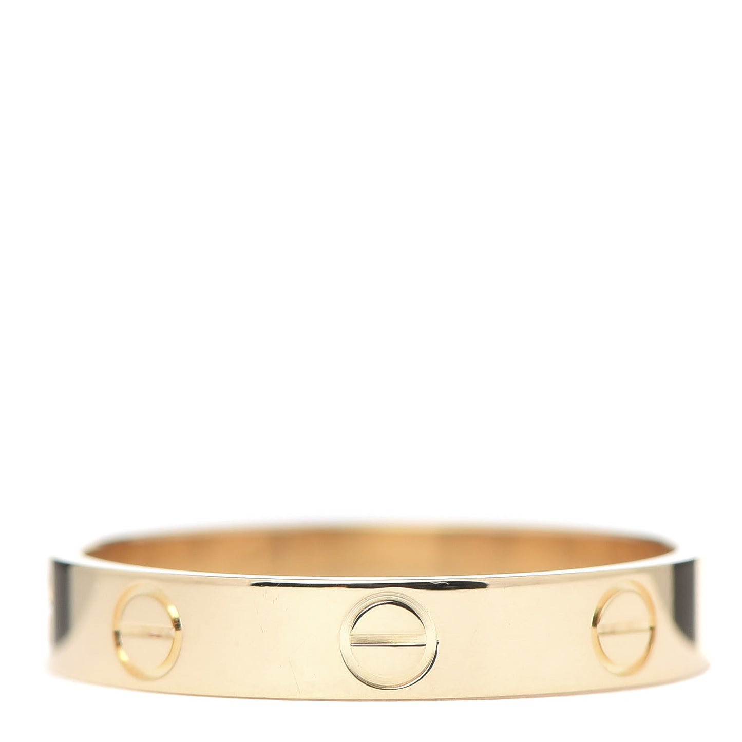 18K Yellow Gold 3.5mm LOVE Wedding Band Ring 57 8