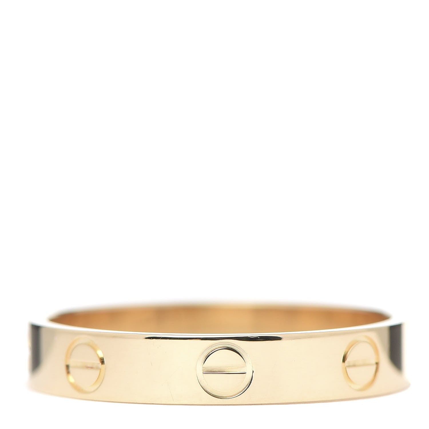 Cartier 18K Yellow Gold 3.5mm LOVE Wedding Band Ring 57 8 3 of 4