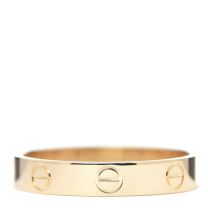 Cartier 18K Yellow Gold 3.5mm LOVE Wedding Band Ring 57 8 3 of 4