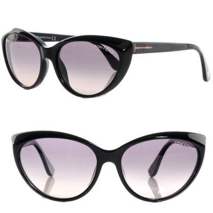 Tom Ford Martina Cat Eye Sunglasses Black 1 of 4