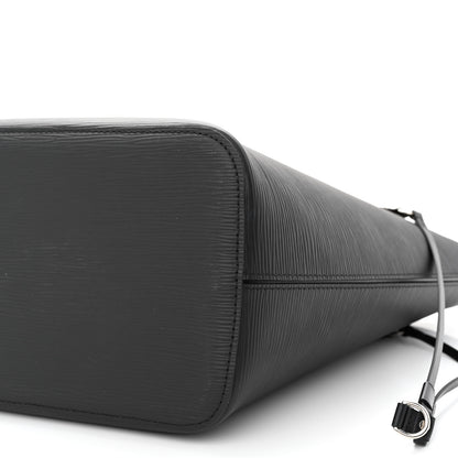Louis Vuitton Epi Neverfull MM Black 9 of 9
