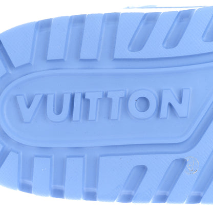 Louis Vuitton Calfskin Womens LV Trainer Maxi Sneakers 38 Bleu Ciel 7 of 12