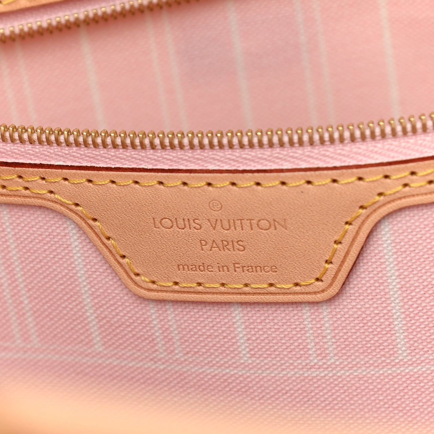 Monogram Giant By The Pool Neverfull MM Light Pink