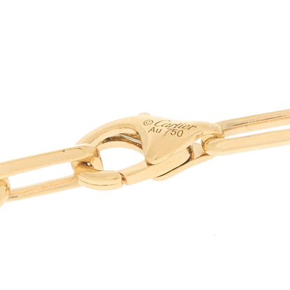 Cartier 18K Yellow Gold SM Santos De Cartier Link Necklace 6 of 6