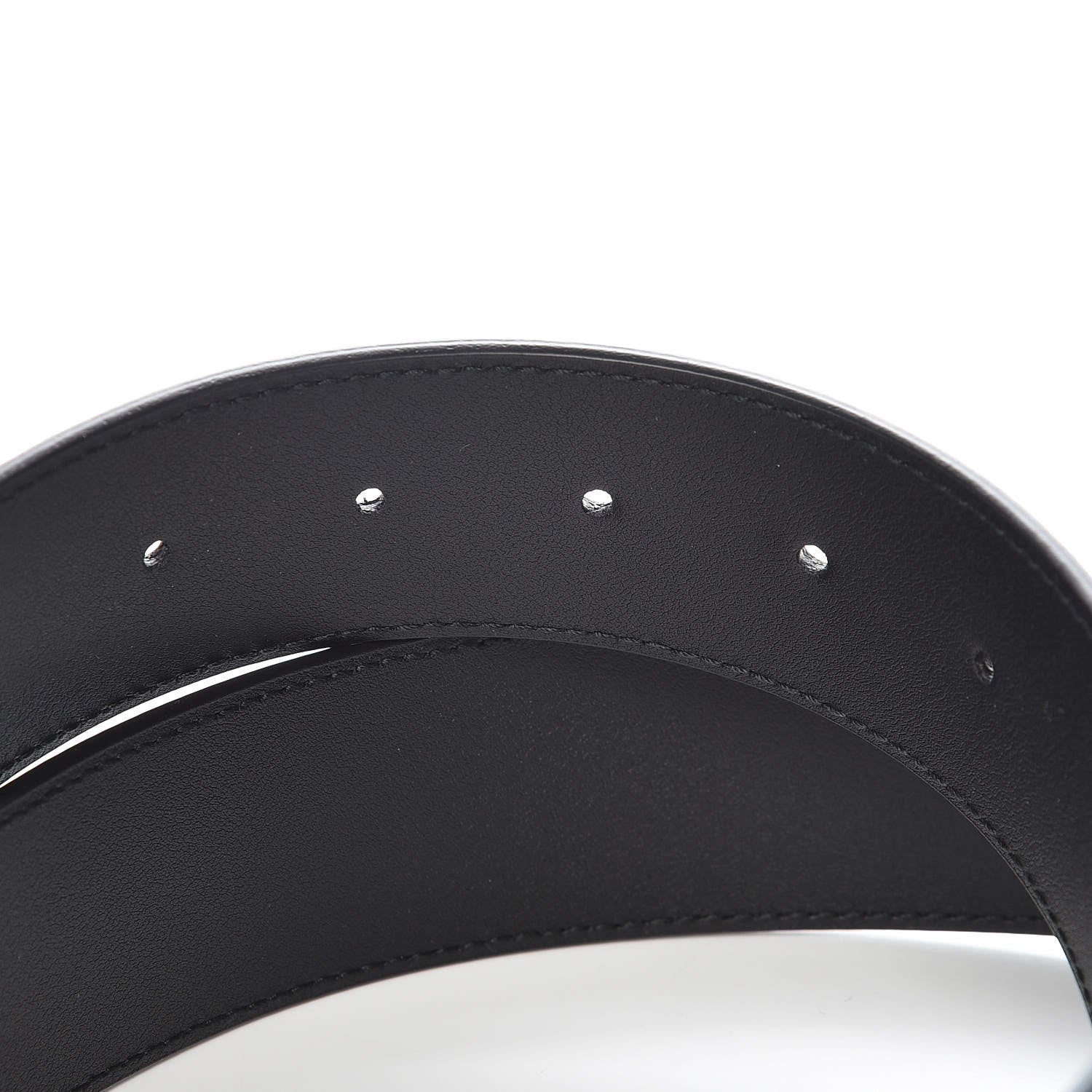 Gucci Calfskin Double G 40mm Belt 80 32 Black 5 of 6