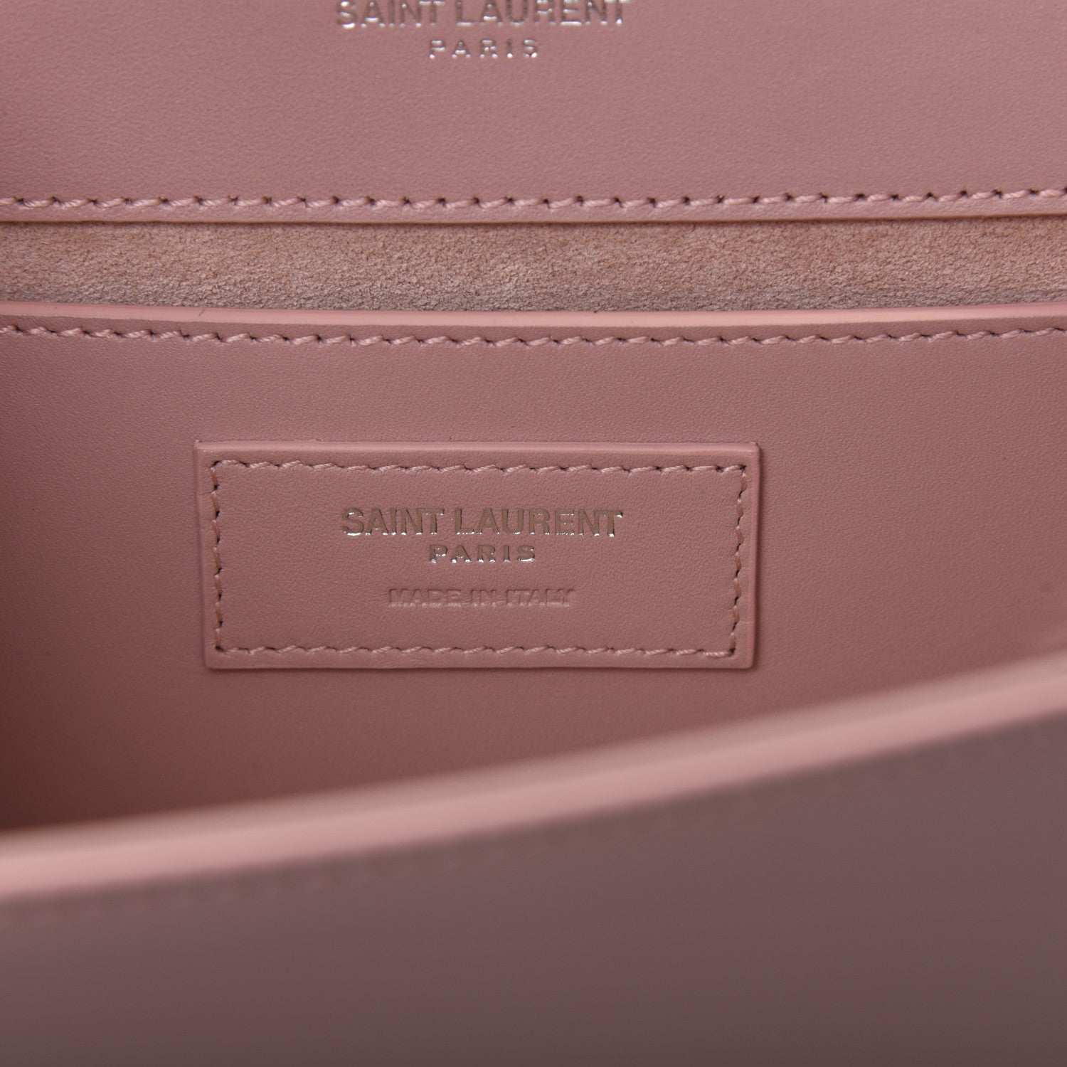 Saint Laurent SAINT LAURENT Smooth Calfskin Medium Classic Monogram Kate Tassel Satchel Pale Pink 8 of 13