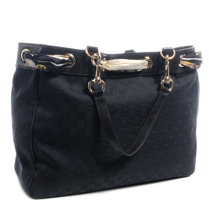 Gucci Monogram Large Positano Tote Black 4 of 9