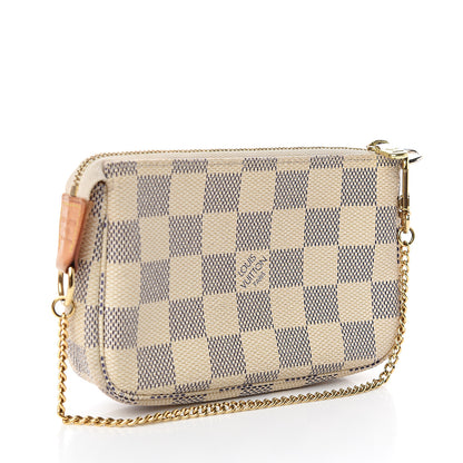 Louis Vuitton Damier Azur Mini Pochette Accessories 2 of 9