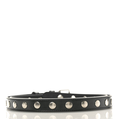 Gucci Calfskin Slim Studded Belt 100 40 Black 2 of 3