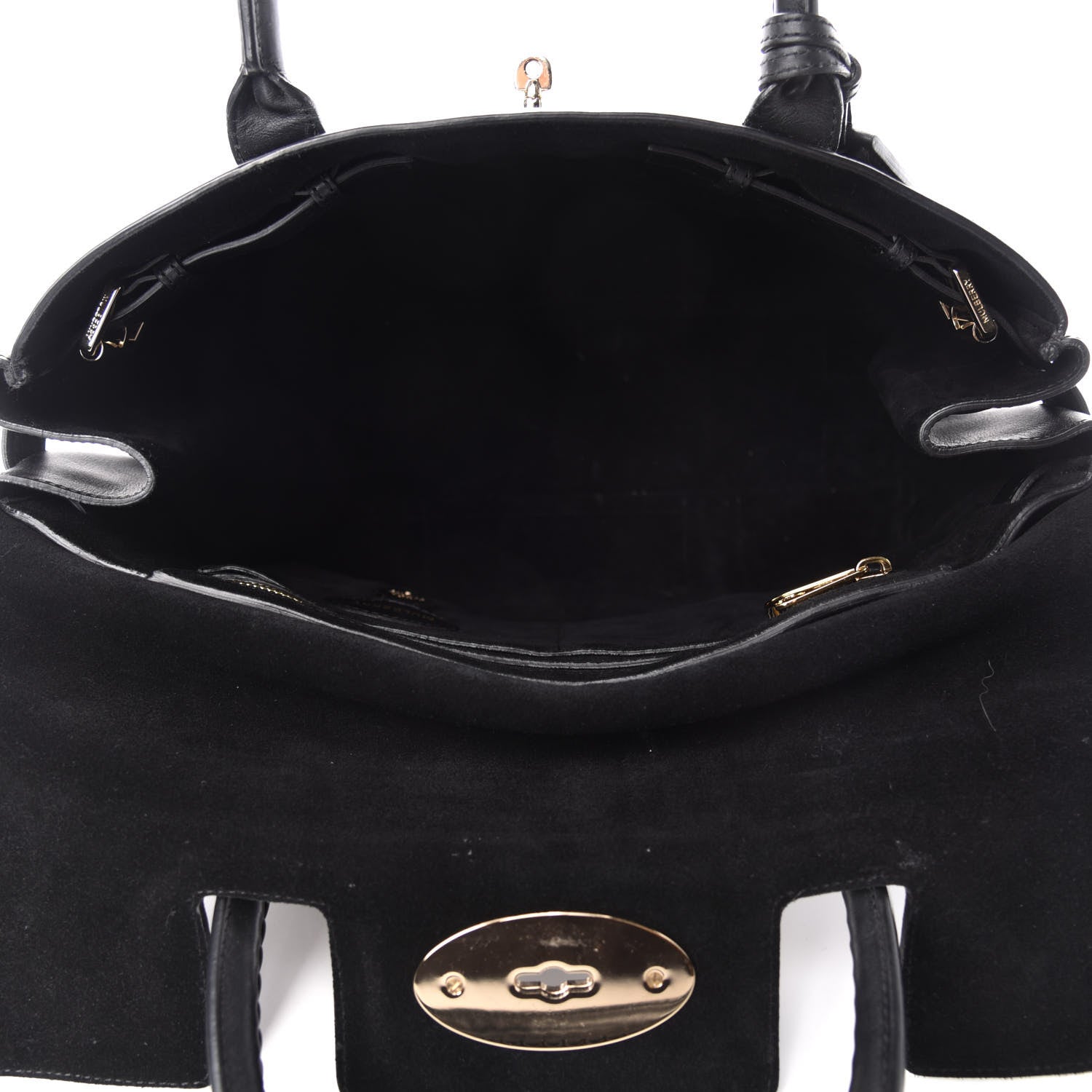 Mulberry Smooth Calfskin Braided Bayswater Black 5 of 14