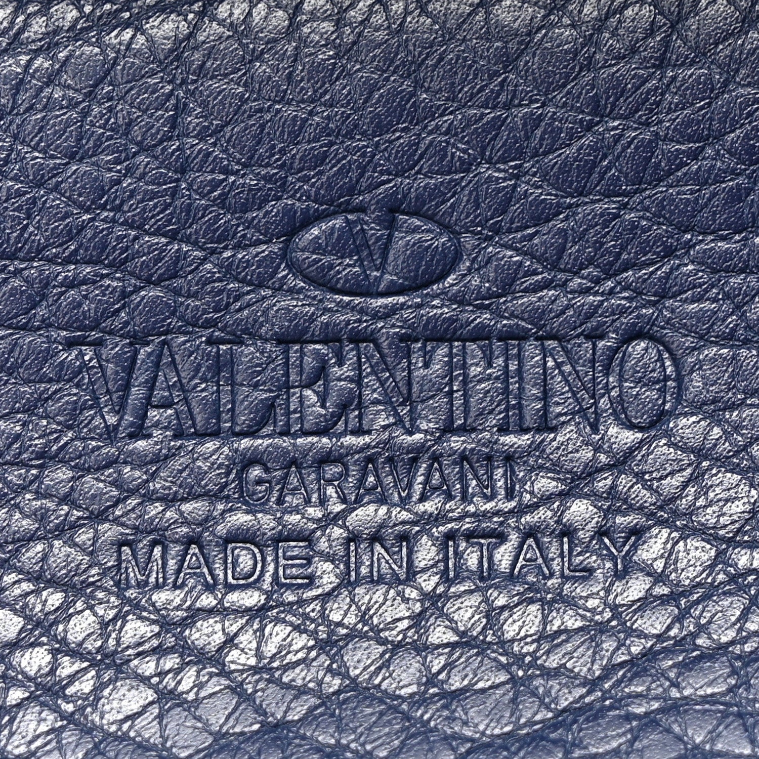 Valentino Garavani Pebbled Calfskin Small Rockstud Flip-Lock Messenger Bag Pure Blue 6 of 9