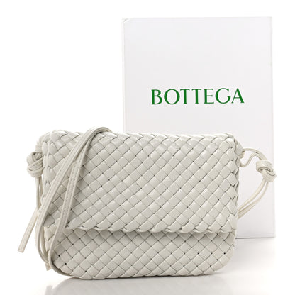Bottega Veneta Nappa Intrecciato Cobble Messenger Bag White 10 of 10
