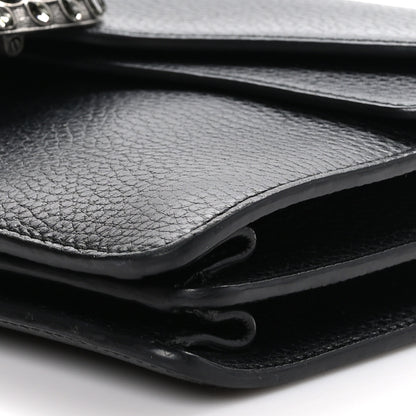 Gucci Pebbled Calfskin Small Dionysus Shoulder Bag Black 9 of 9