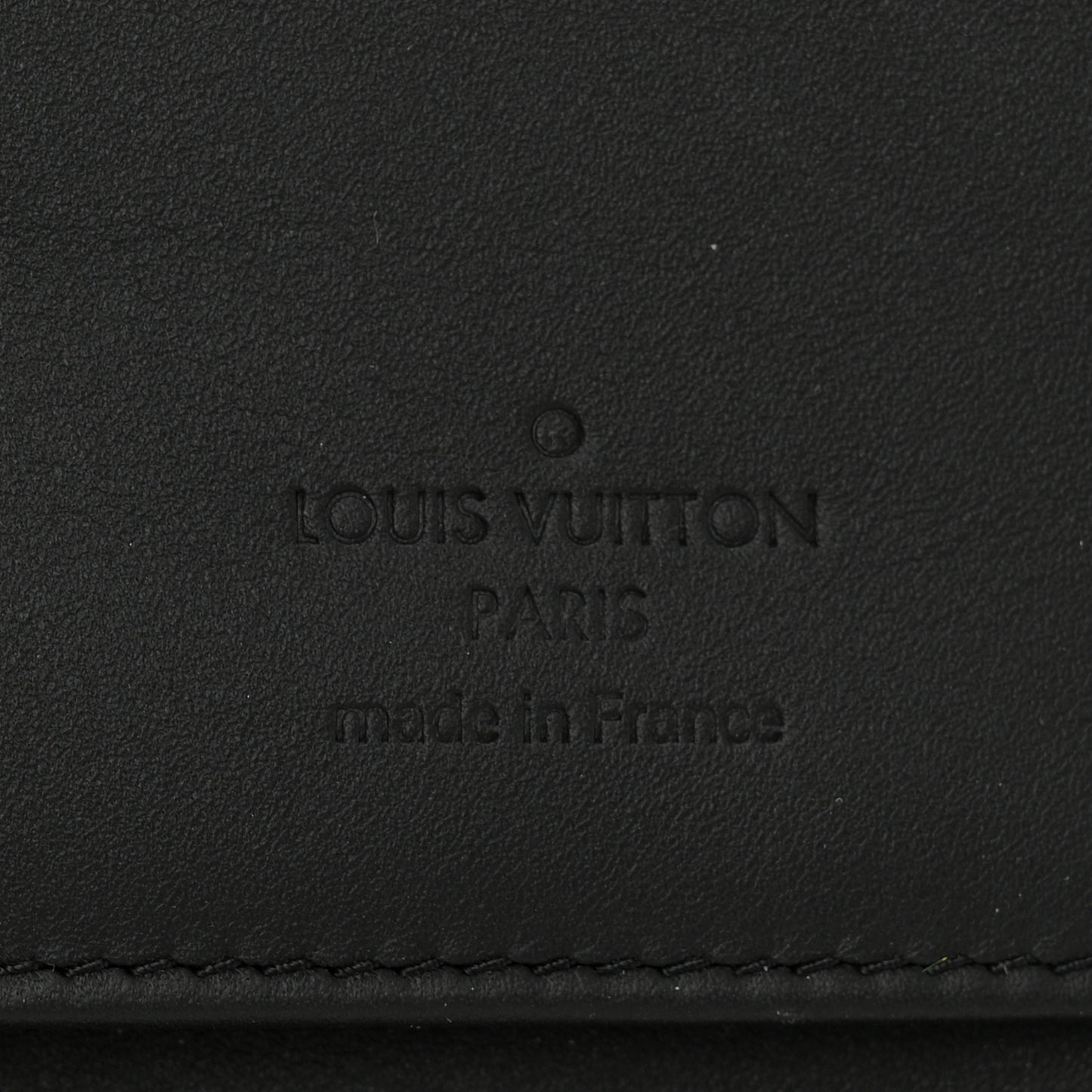 Grained Calfskin Aerogram Zippy Wallet Black