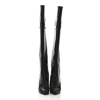 Givenchy Calfskin Shark Look Over The Knee Boots 36 Black 2 of 19