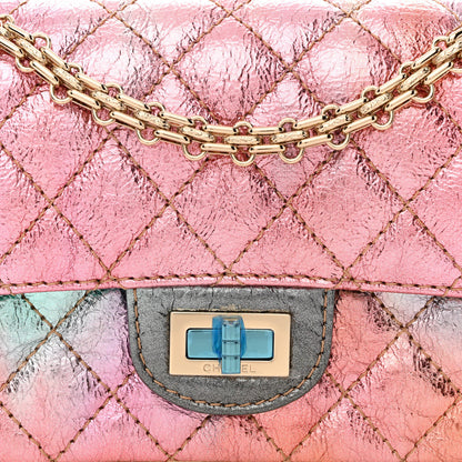 Chanel Metallic Goatskin Quilted Mini 2.55 Reissue Flap Multicolor 8 of 10