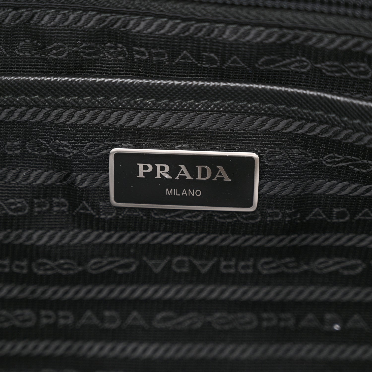 Prada Re-Nylon Tessuto Saffiano Medium Backpack Black 7 of 11