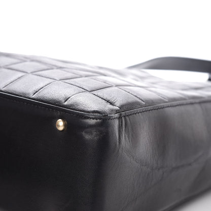 Chanel Lambskin Quilted Chocolate Bar Tote Black 13 of 15