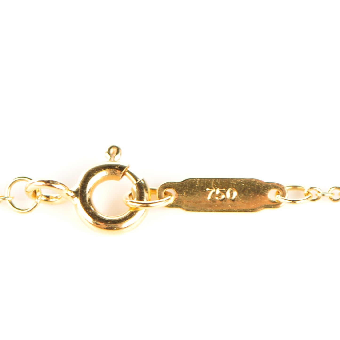 18K Yellow Gold Platinum Diamond Cruciform Cross Pendant Necklace