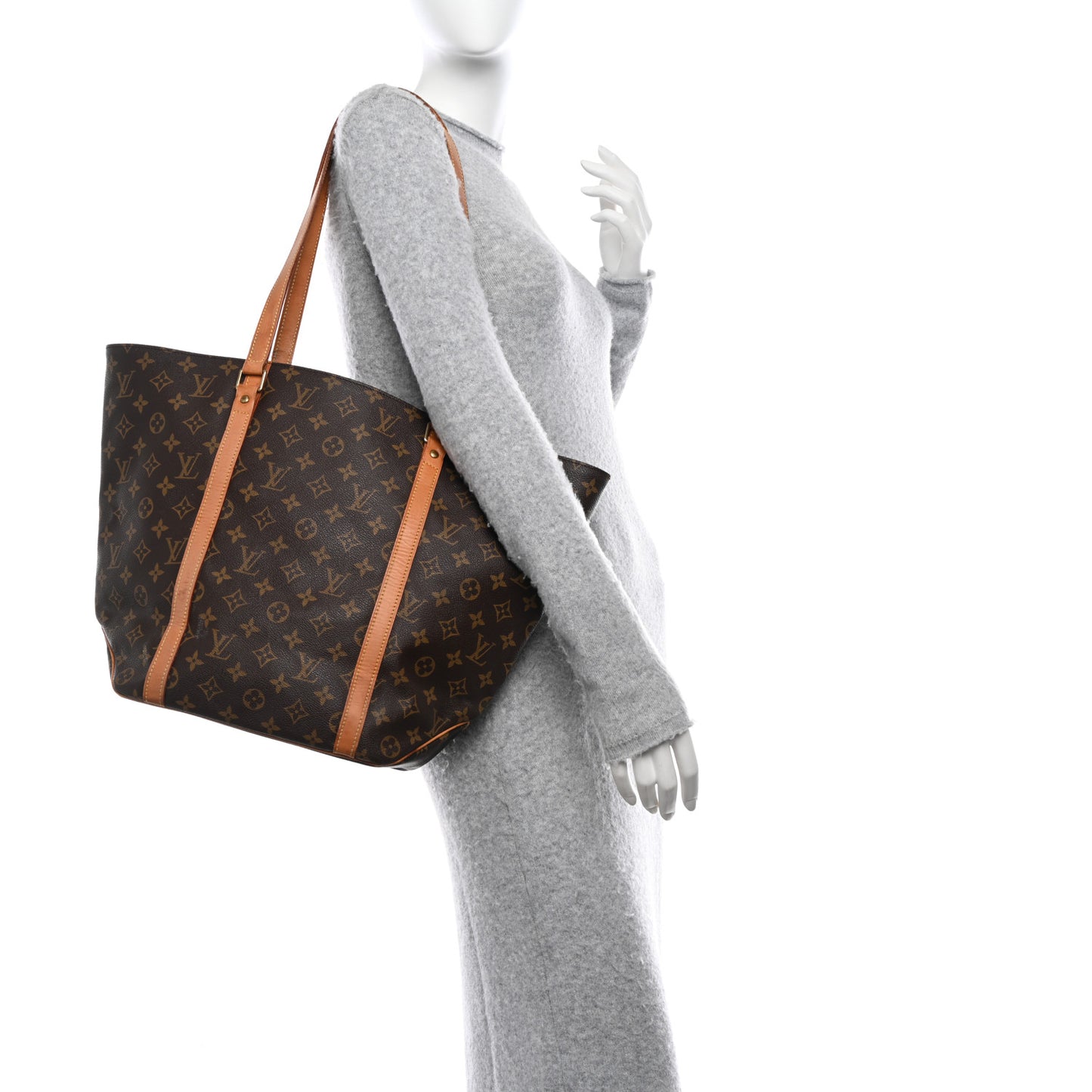 LOUIS VUITTON Monogram Sac Shopping Tote