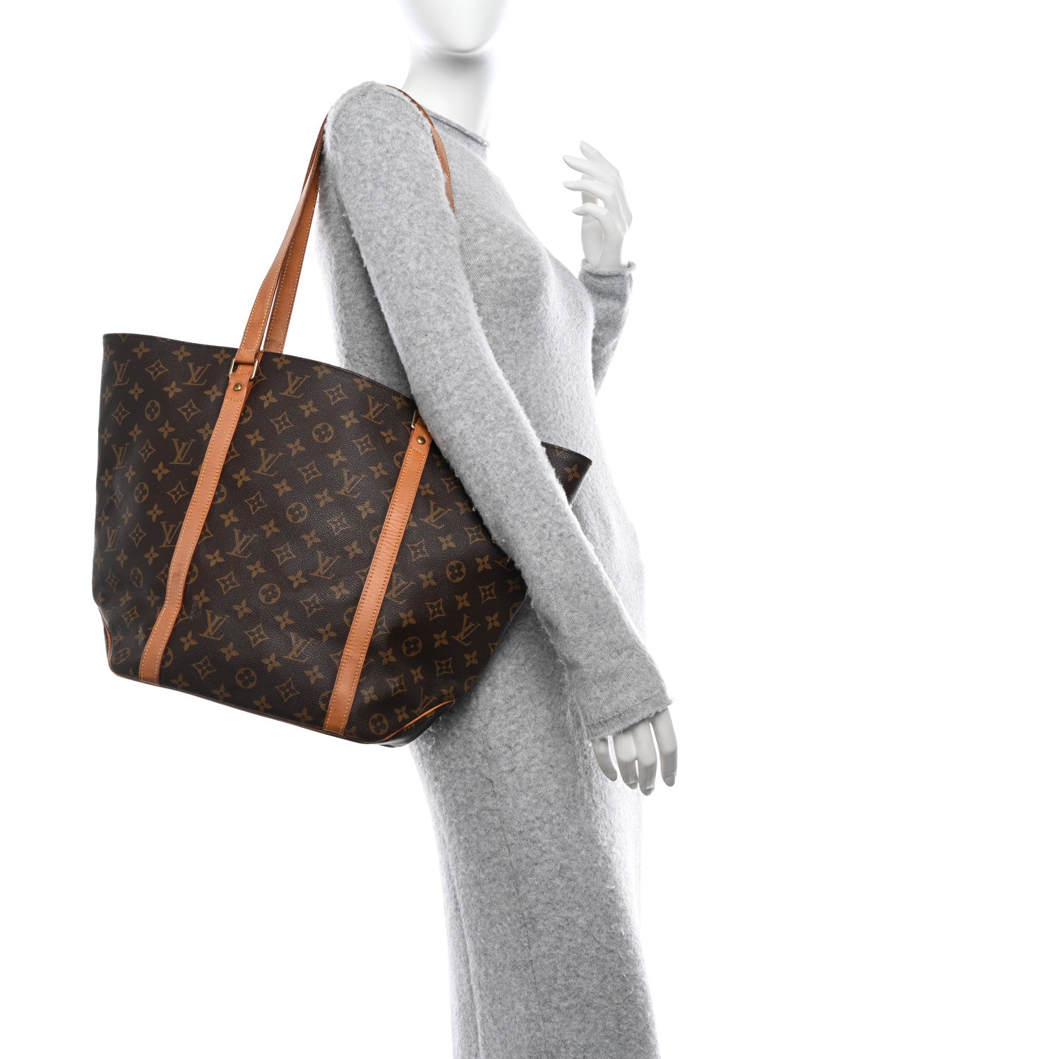 Louis Vuitton LOUIS VUITTON Monogram Sac Shopping Tote 2 of 20