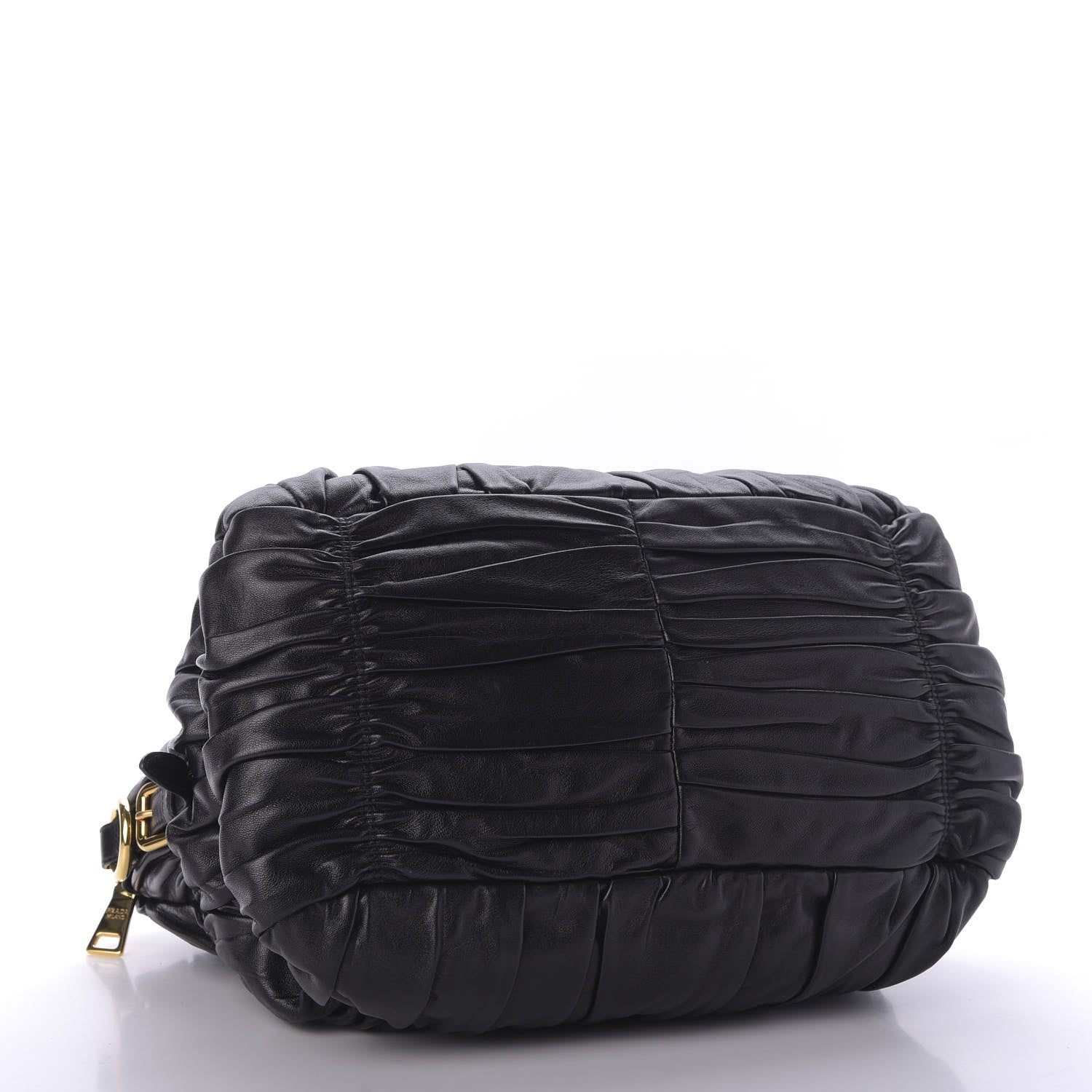 Prada Nappa Gaufre Tote Black 4 of 9